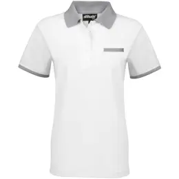 Ladies Caliber Golf Shirt White Front